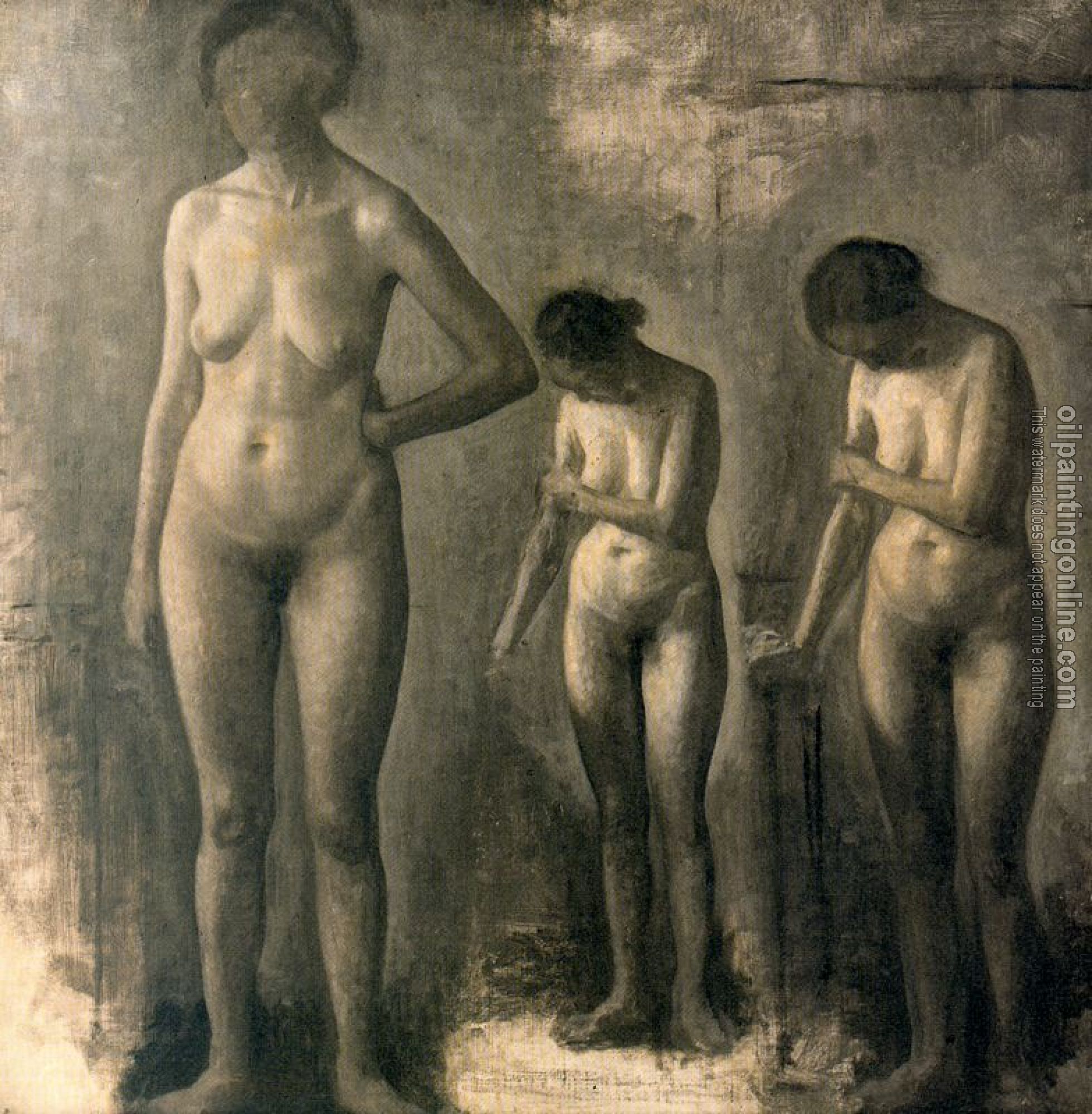 Vilhelm Hammershoi - Three Models